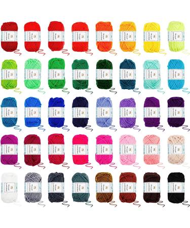 113 Piece Crochet Kit | 1600 Yards Assorted Yarn Set | 73PCS Crochet Accessories | Ideal Beginner Kit - Buy Online on GoSupps.com