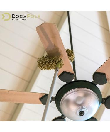 DocaPole 7-30 ft Telescoping Cleaning Kit with Squeegee, Washer & Dusting Attachments, Extendable Pole for Window, Cobweb, Microfiber, Fan cleaning - Buy Online on GoSupps.com