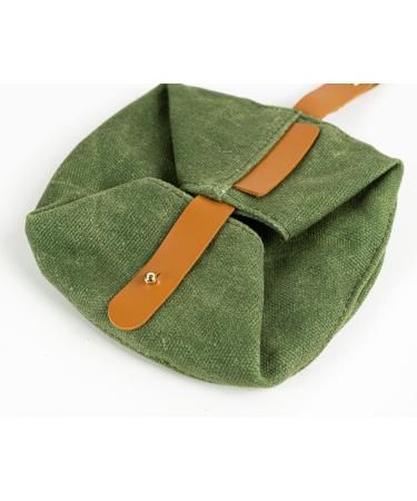 Buust Travel Dog Bowl - Foldable Waxed Fabric Water Bowl in Green - 1L Capacity for On-the-Go Dogs - Buy Online on GoSupps.com