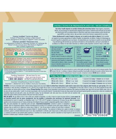 Enfamil A+ Serenity Baby Formula Designed to promote soft stools with Omega-3 DHA & fibre blend. Reusable Powder Tub 578g - Buy Online on GoSupps.com