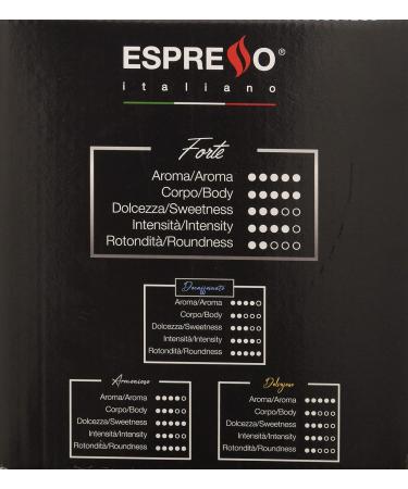 Forte Espresso Coffee 50 Pods - ESPRESSO Italiano - Buy Online on GoSupps.com