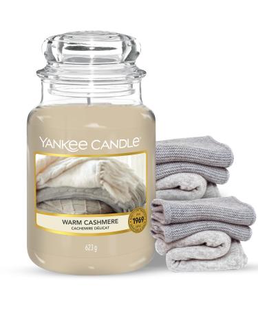 Yankee Candle fragrance candle - warm cashmere - candle with a long burning time for up to 150 hours large candle in the glass of warm cashmere warm cashmere - Buy Online on GoSupps.com