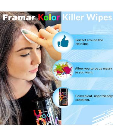 Framar Kolor Killer Wipes & Family Pack Hair Color Brush Set - Buy Online on GoSupps.com