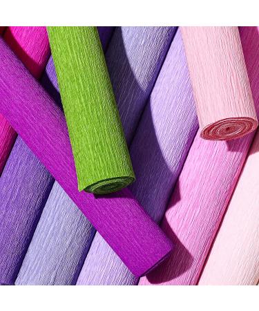 12 Rolls 8ft Crepe Paper Sheets & Floral Arrangement Kit - Flower Making Supplies in Elegant Colors - Buy Online on GoSupps.com