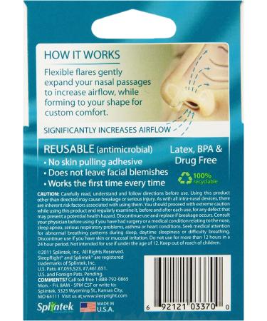 SleepRight Nasal Breathe Aid - 1 ct | Improve Sleep Quality | Stop Snoring - Buy Online on GoSupps.com