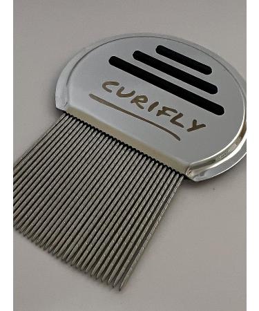 Cure Lice with Curiflys Stainless Steel Comb - Safe, Gentle & Effective Removal Tool for All Hair Types - Say Goodbye to Lice and Nits! - Buy Online on GoSupps.com