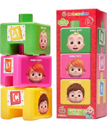 3 Pack - 175ml Educational Bubble Bath Bottles | Stackable Design - Buy Online on GoSupps.com