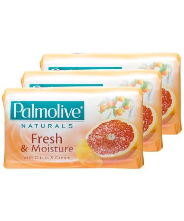 Buy Palmolive Naturals Fresh & Moisture Citrus & Cream Bar Soap - Pack of 6 (80g x 6) | International Shipping Available - Buy Online on GoSupps.com