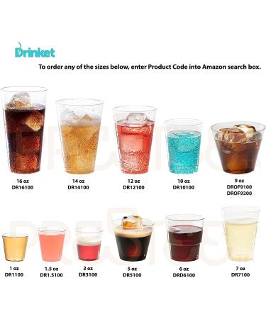 100 Clear Plastic Shot Glasses Bulk 1oz - Party Pack Mini Glass Cups for Events - Disposable & Reusable - Kitchen Supplies - Buy Online on GoSupps.com