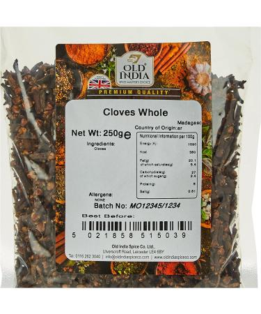 Old India Cloves Whole 250g - Premium Quality | Pack of 1 - Buy Online on GoSupps.com