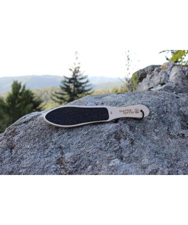 KletterRetter Double-Sided Foot File - Coarse/Fine Callus Remover (80/120 Grain) | Ultimate Callus Rasp for Soft Feet - International Shipping Available - Buy Online on GoSupps.com