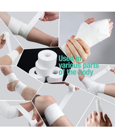 (3 Pack) White Athletic Sports Tape  Very Strong Easy Tear No Sticky Residue Tape for Athlete & Sport TrainersÂ & First Aid Injury Wrap Suitable for Bats Tennis Gymnastics & Boxing(1.5in X 35ft) - Buy Online on GoSupps.com