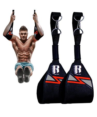 Hanging Abs Strap - Abdominal Slings - Hanging Ab Straps - Hanging Straps - Abs Pull Up Straps - Sit Up Straps - Hanging Ab Strap - Ab Sling Straps - Abs Sling Straps - Hanging Bar For Exercise Red
