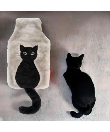 Soxo Plush Hot Water Bottle Cover - Hand Warmer & Neck Pain Relief - Cat Tail Design - Buy Online on GoSupps.com