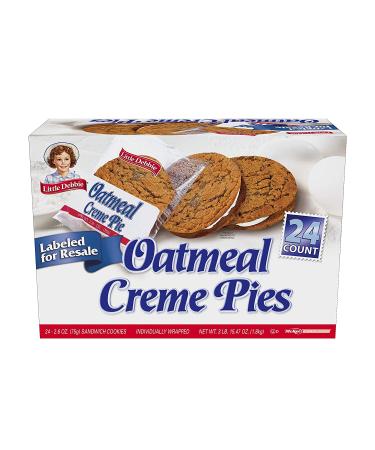 Little Debbie Oatmeal Creme Pies - 24 Count, 62.4 oz (Pack of 24) - Buy Online on GoSupps.com