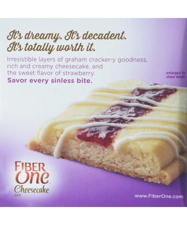 Fiber One Cheesecake Bars - Strawberry Cheesecake (4 Pack) - Buy Online on GoSupps.com