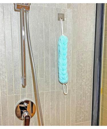 Stretch Back Sponge with Rope Handles Exfoliating Body Scrubber - 2-Pack Green - Buy Online on GoSupps.com