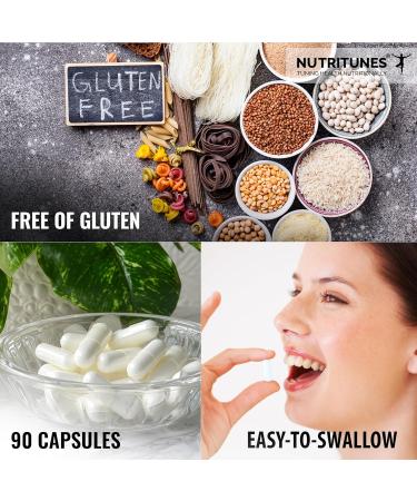 Nutritunes Cholesterol Support Supplement-Red Yeast Rice Aged Black Garlic & CoQ10 Advanced Cardiovascular & Heart Health Support with Niacin Chromium & Vitamin K2 90 CholesTunes Capsules - Buy Online on GoSupps.com