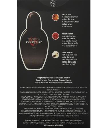 Sensation Ecstasy Noir Eau de Toilette Spray 3.4 Ounce - Buy Online on GoSupps.com