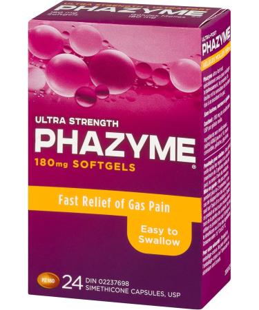 Phazyme Ultra-Strength Softgels 24 Count - Buy Online on GoSupps.com