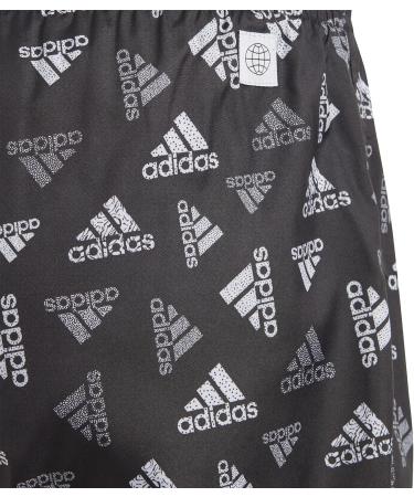 Buy adidas Boys Bos AOP Swim Shorts 7-8 Years - Black/White | International Shipping Available - Buy Online on GoSupps.com