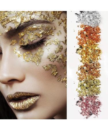 300 Pieces Gold Foil Sheets - Metallic Leaf Paper for DIY Crafts & Gilding - 6 Colors - Buy Online on GoSupps.com