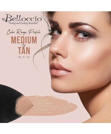 Belloccio Medium Shade Concealer 5g Jar - Conceal Imperfections & Blemishes - Dark Circle & Under Eye Corrector - Ideal for Airbrush Foundation - Buy Online on GoSupps.com