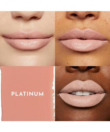 LAWLESS Forget the Filler Lip-Plumping Satin Cream Lipstick - Platinum | Natural Ingredients for Smooth Hydrated Plumper Lips | 3.7g - Buy Online on GoSupps.com
