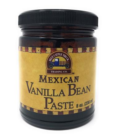 Blue Cattle Truck Trading Co. Gourmet Mexican Vanilla Bean Paste, 8 Ounce (Measured by Weight) 8 Ounce (Pack of 1)