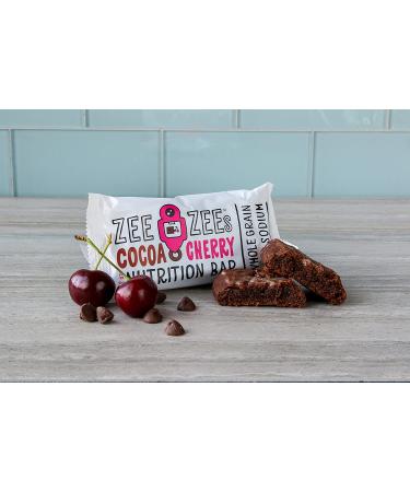 Zee Zees Cocoa Cherry Soft Baked Bars - Nut-Free, Whole Grain, 2.2 oz Bars (24 pack) - Naturally Flavored & Colored - Buy Online on GoSupps.com