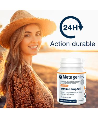Metagenics Immune Impact - Vitamine C & D Zinc S l nium et Th Vert - Soutien Immunitaire - D fenses Naturelles (60 comprim s) 1 unit (Lot de 60) - Buy Online on GoSupps.com