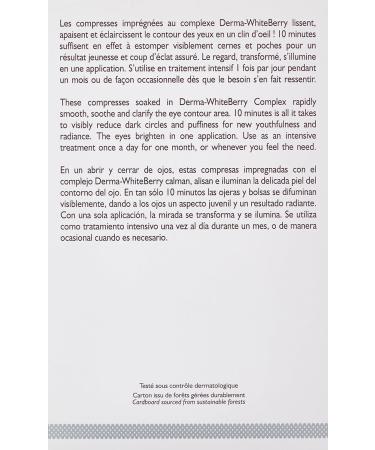 Buy PAYOT Masque Clart des Yeux - Smoothing Lightening Eye Mask (10x1.5ml) | International Shipping Available - Buy Online on GoSupps.com