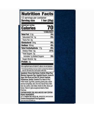Fiber One Lemon Bar 70 Calorie Soft-Baked Bars Value Pack - 12 count - 0.89 oz - Buy Online on GoSupps.com