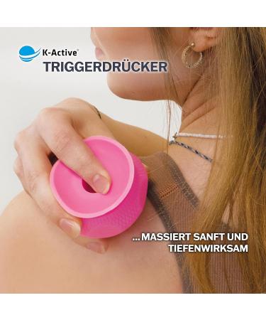 K-Active Trigger Press | Suction Cup Trigger Point Massage Tool with Bag | Targeted Tension Release (Dusty Grey) - Shop Now! - Buy Online on GoSupps.com