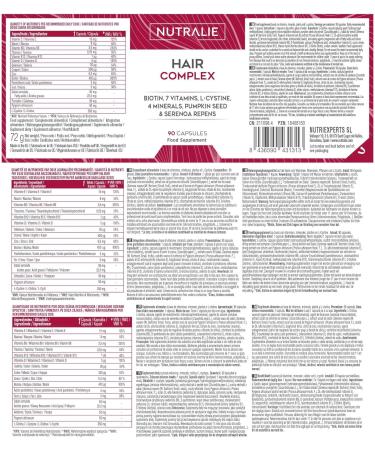 Very Fast Hair Growth Anti-Loss + Vitamin Hair Price 2022 Biotin + Zinc + L-Cystine Growth & Strengthening Cure Women and Men High Dose Biotin 90 Capsules Nutralie - Buy Online on GoSupps.com