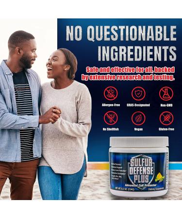 Sulfur Defense Plus Opti-MSM & Vitamin C Powder | 99.9% Pure MSM & Organic Sulfur | USA Made | Vegan & Gluten-Free | 8.3 Ounce - Buy Online on GoSupps.com