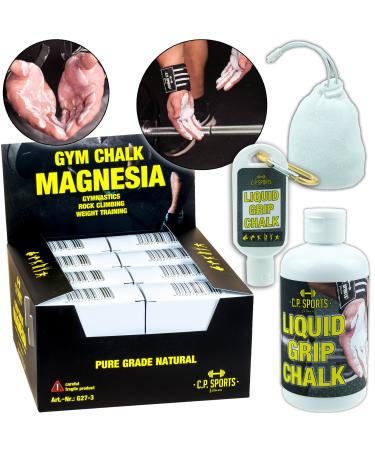 C.P.Sports Liquid Grip Chalk Magnesia Block Powder Magnesia Liquid Magnesia Grip Bouldering/Chalk/Turnen Climbing Weightlow 50ml-Liquid - Buy Online on GoSupps.com