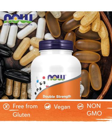Now Foods Double Strength Taurine 1000mg - 250 Vegan Capsules | Lab-Tested, Gluten Free, SOYA Free, Non-GMO, Vegetarian - Buy Online on GoSupps.com