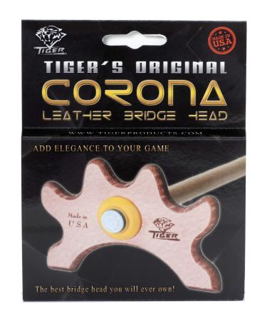 Tiger Corona Pool Cue Leather Bridge Head