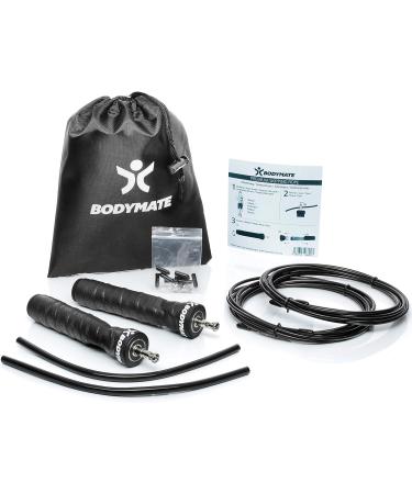 Shop BodyMate Universal Springs Rope | Anti-Slip Handles & Adjustable Steel Cables for CrossFit Boxing & Core Training - International Shipping Available - Buy Online on GoSupps.com