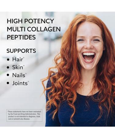 Multi Collagen Peptides Powder + Horny Goat Weed Supplement Type I & III Collagen for Hair Skin Joints + Herbal Blend with Maca L-Arginine & Tongkat Ali Energy & Vitality Support 41 Servings - Buy Online on GoSupps.com