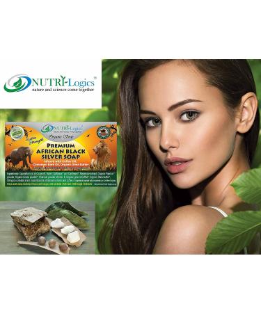 Organic Colloidal Silver Soap with Coffee & Cinnamon Oils - 4 oz Bar for Germ-Fighting & Exfoliation - Buy Online on GoSupps.com