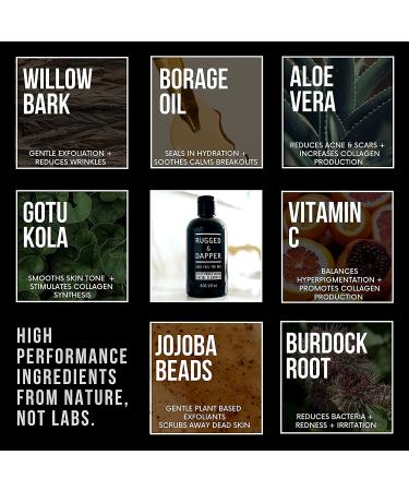 Men's Exfoliating Face Wash - Gentle Cleanser & Scrub for Daily Skincare Routine - Buy Online on GoSupps.com