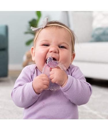 Infantino White Crystal Clear 3 Stage Teether Set - BPA Free Silicone-Free Textured Teethers for Sensory Exploration and Teething Relief - Safe for Babies - Buy Online on GoSupps.com
