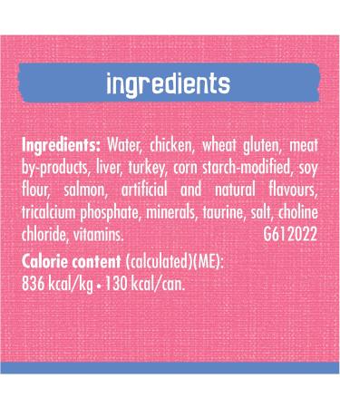 Friskies Shredded Wet Cat Food Chicken & Salmon Dinner - 156 g Can (24 Pack) PET_FOOD - Buy Online on GoSupps.com