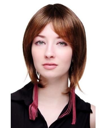 WIG ME UP - Brown wig bob bangs 49023-2T30 approx. 30 cm