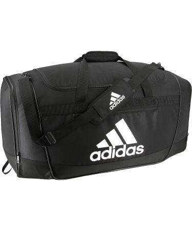 adidas Defender 3 Large Duffel Bag - Black/White | One Size - Buy Online on GoSupps.com