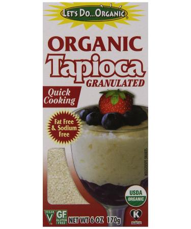 Let's Do Organic Tapioca, Granulated, 6 Ounce (Pack of 6)