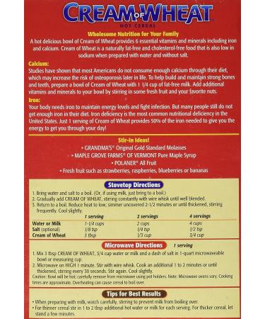Cream of Wheat Enriched Farina 28 oz - Quick Cook in 2.5 Minutes - Buy Online on GoSupps.com