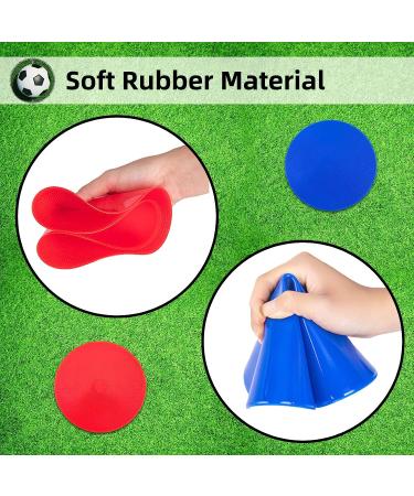 Non-Slip Rubber Spot Markers 10 Inch - Set of 12 for Football & Basketball Training - Buy Online on GoSupps.com